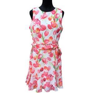 Jessica Howard Floral Fit & Flare Dress